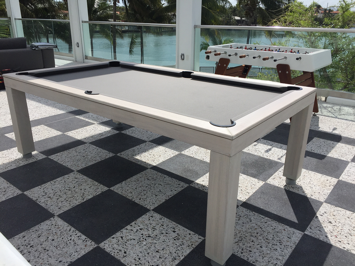 Vision Outdoor Pool Table w/Dining Top Option