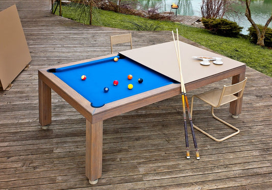 Vision Outdoor Pool Table w/Dining Top Option