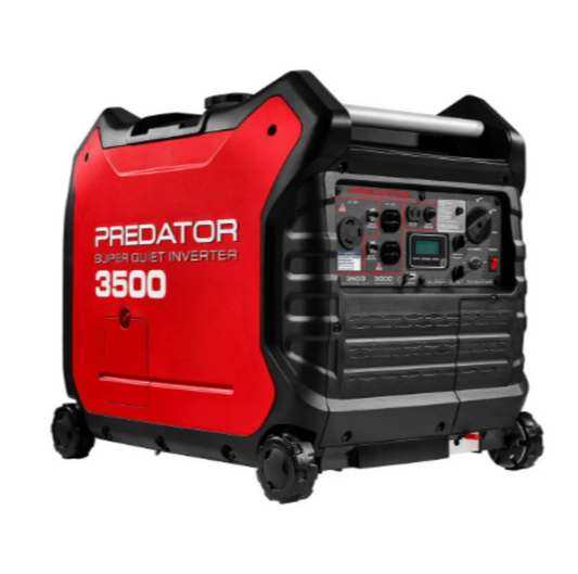 PREDATOR 3500 Watt Dual-Fuel SUPER QUIET Inverter Generator