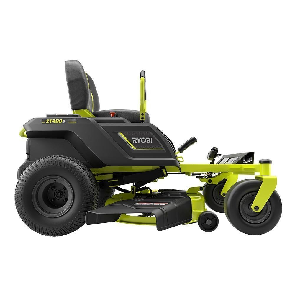 RYOBI 48V Battery Electric Zero-Turn Riding Mower — 42-inch Deck, 75 Ah