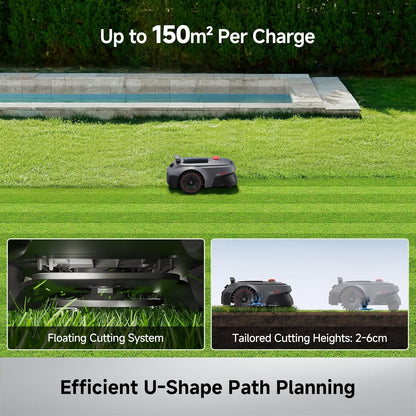 Viax 500 Robot Lawn Mower – 600㎡ Coverage, Rtk-Free & AI Mapping
