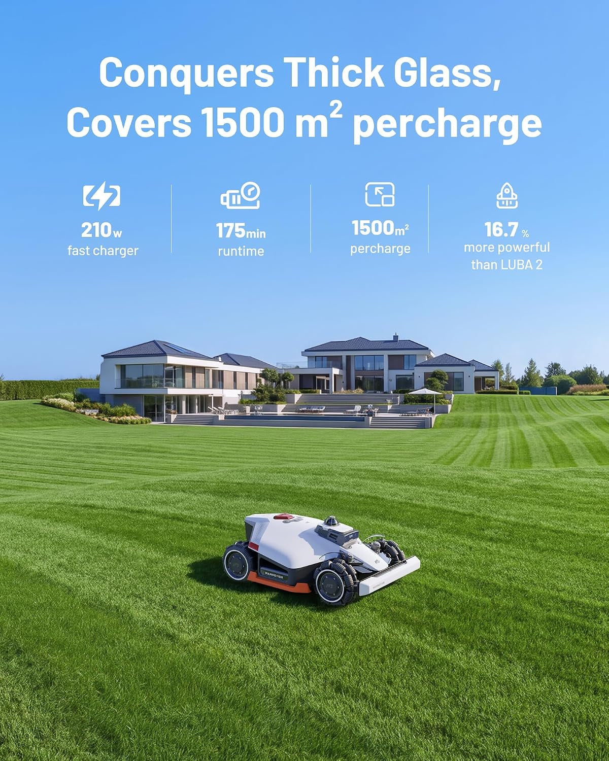 LUBA 3 AWD 1500 Robotic Lawnmower