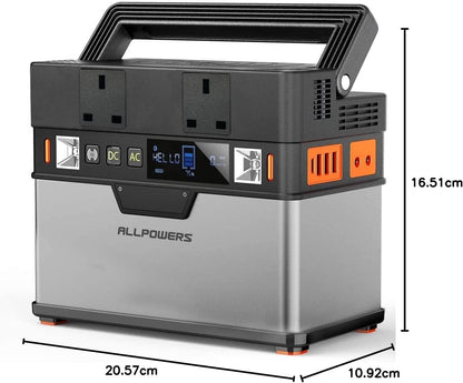 P300 Portable Generator, 256Wh 300W Portable Power Station