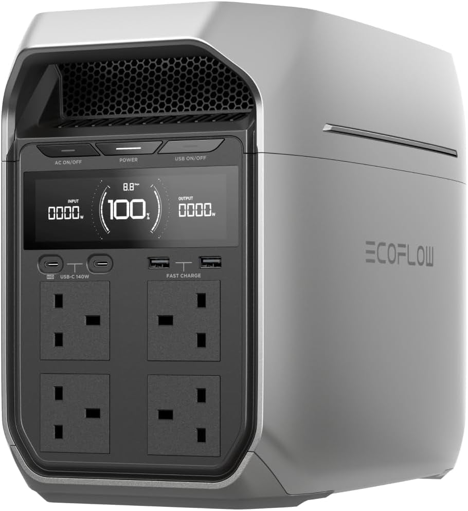 Portable Power Station DELTA 3 Plus, 1024Wh Lifepo4 Battery