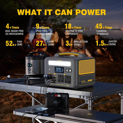 Jump 600X Portable Power Station 299Wh Lifepo4 Battery, 60W USB-C