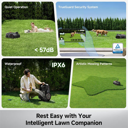 Viax 500 Robot Lawn Mower – 600㎡ Coverage, Rtk-Free & AI Mapping
