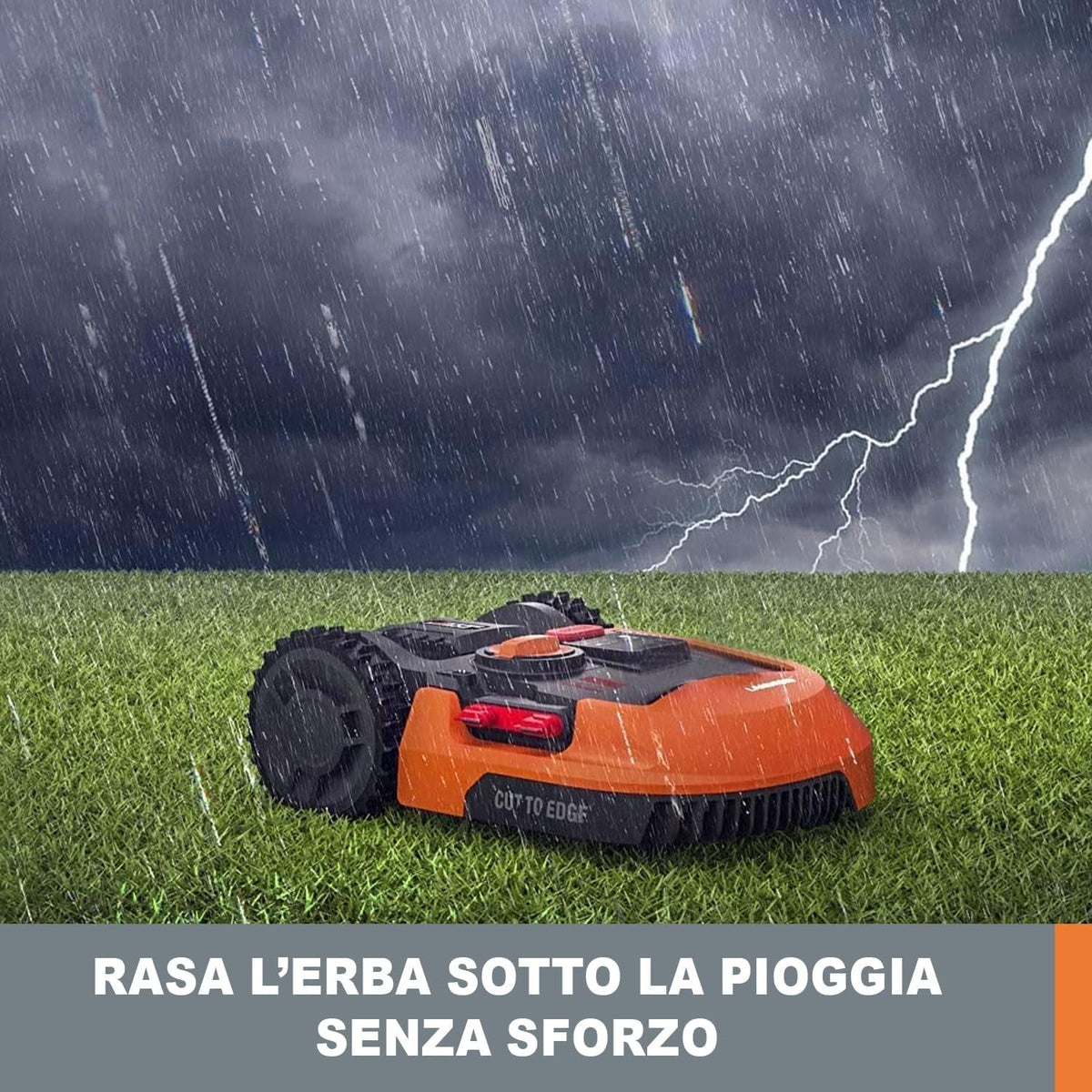 Landroid L WR148E Robot Lawn Mower for Large Gardens up to 800M2 / Automatic Robotic Lawn Mower for Manicured Lawn with Application Control, Wifi Connectivity