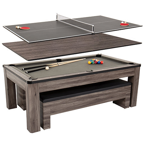 Atomic Hampton 7-ft 3-in-1 Combination Table