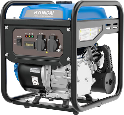 3.3Kw / 3300W Petrol Open Frame Inverter Generator, Recoil Start, 3.0Kw Continuous, 7.5L Long-Run Tank, Pure Sine Wave