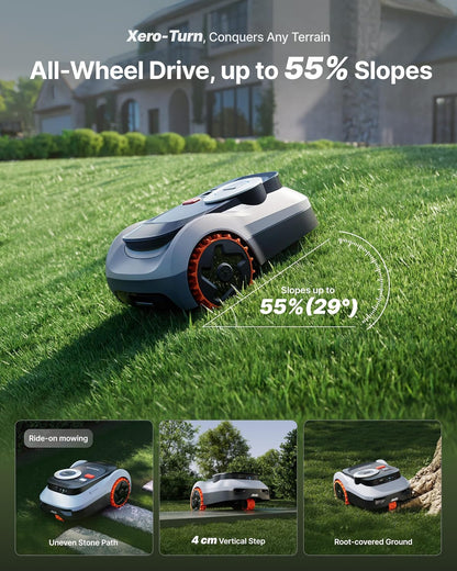 Segway  I210 Lidar Pro Robotic Lawn Mower, Rec. 1000 M²