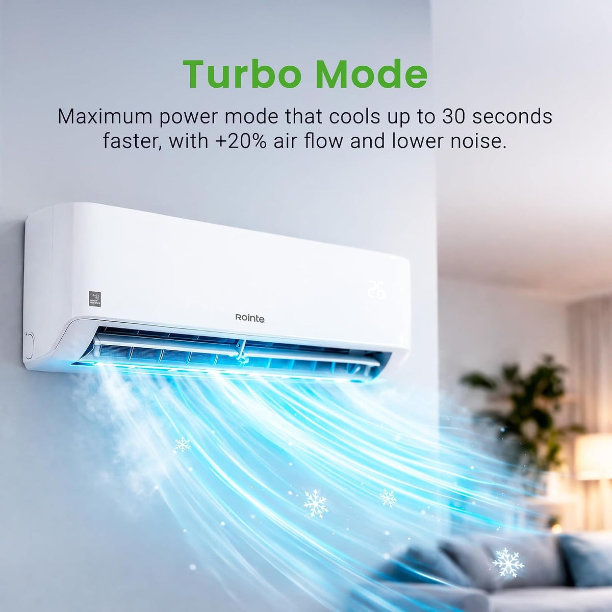 RX20 Split Air Conditioner A+++ 6000 Frigories, Cooling and Heating, 24000 BTU, Wifi, Heat Pump, A+++/A++ Class, Dehumidifier, R32 Refrigerant [Energy Efficiency Class A+++]
