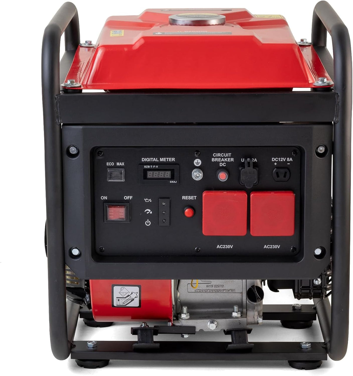 3500W Petrol Inverter Generator 230V 4-Stroke Pure Sine Wave for Camping