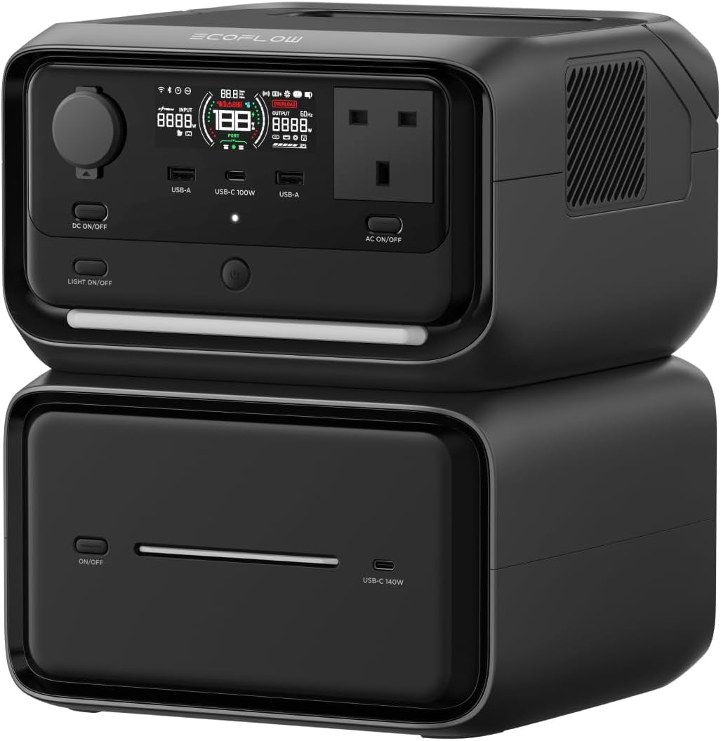 RIVER 3 Max plus Portable Power Station, 858Wh LFP Battery