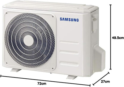 AR30 Malibu, Heat Pump Monosplit Air Conditioner, 12000 BTU, GAS R32, AR12TXHQBWKNEU+AR12TXHQBWKXEU, [Energy Efficiency Class A++/A]