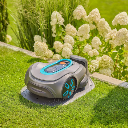 Smart SILENO Max 800 M² Robotic Lawnmower, for Lawns up to 800 M², LONA Intelligence, Trim-To-Edge, Duoconnect, Quiet Operation, Intelligent Mower with App Control, UK Plug (19901-28)