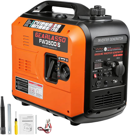 3300W Portable Inverter Generator Powered Ultra-Quiet 4-Stroke 145Cc
