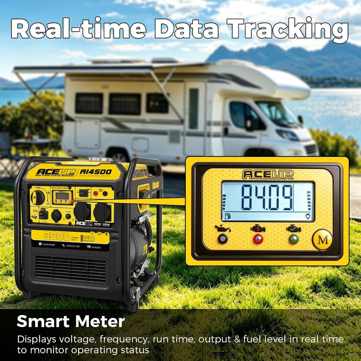 3800 Watt Inverter Pure Sine Wave Petrol Generator