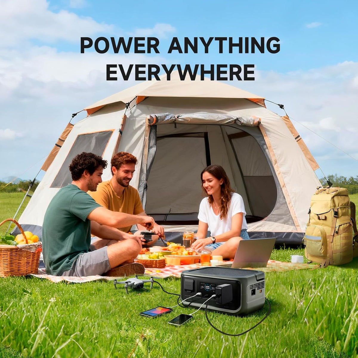 P300 Portable Generator, 256Wh 300W Portable Power Station