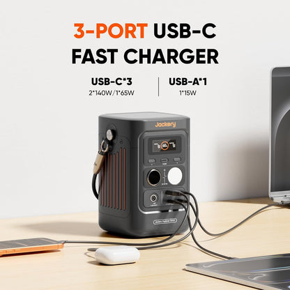 Explorer 300D Power Bank, 288Wh Lifepo4 Portable Power Station