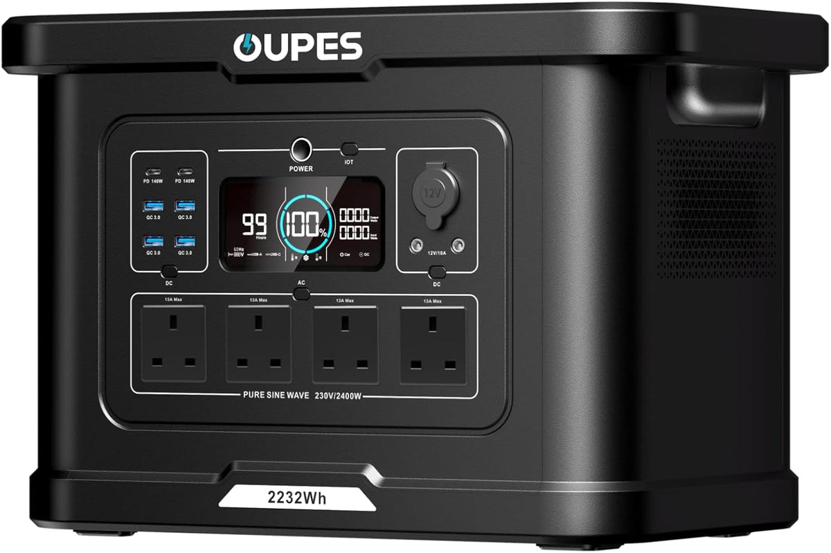 Exodus 2400 Portable Power Station, 2400W(4500W Surge) 2232Wh Battery