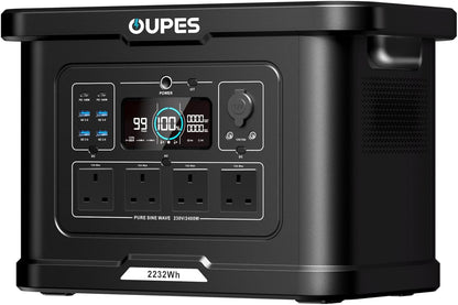 Exodus 2400 Portable Power Station, 2400W(4500W Surge) 2232Wh Battery