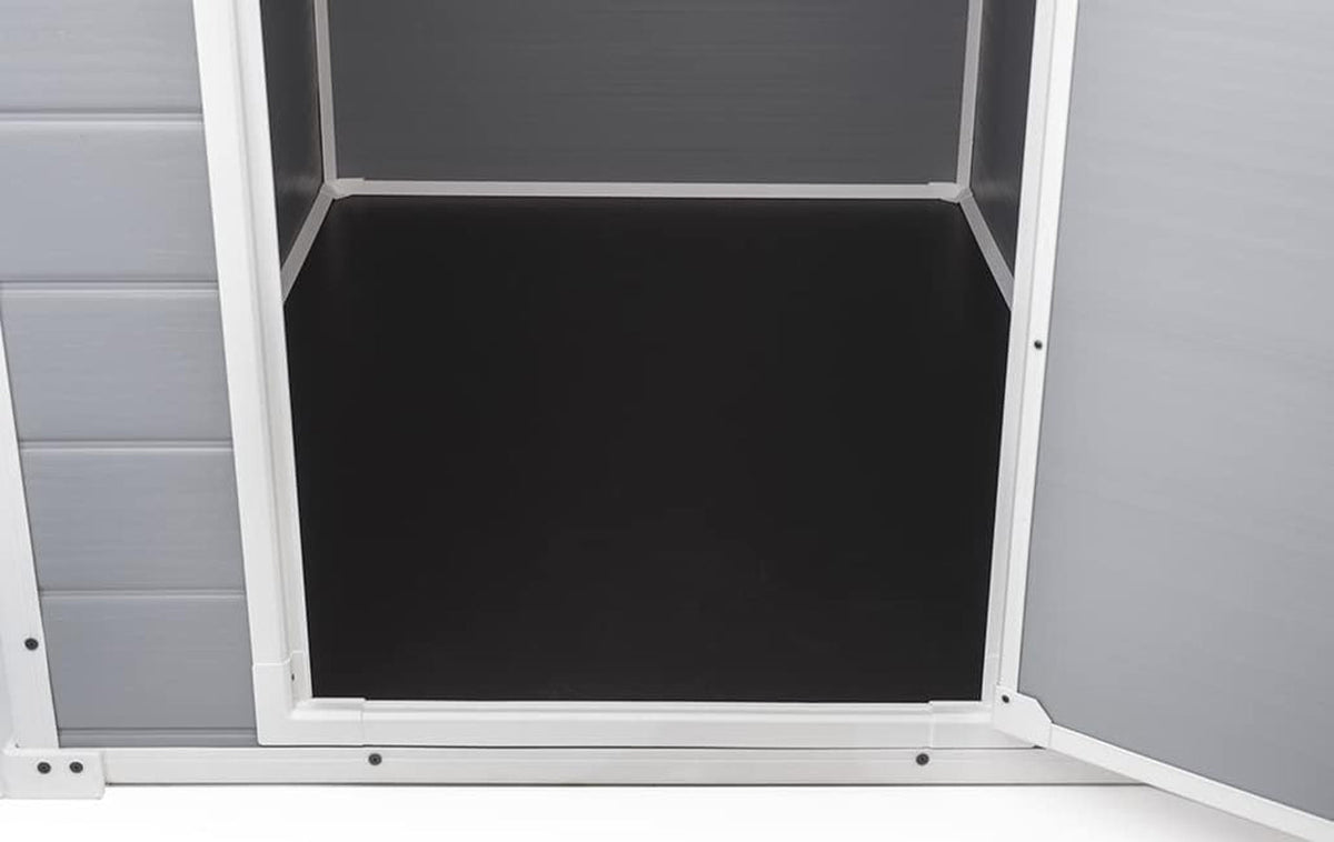 Manor Outdoor Garden Storage Shed, Grey, 4 X 3 Ft
