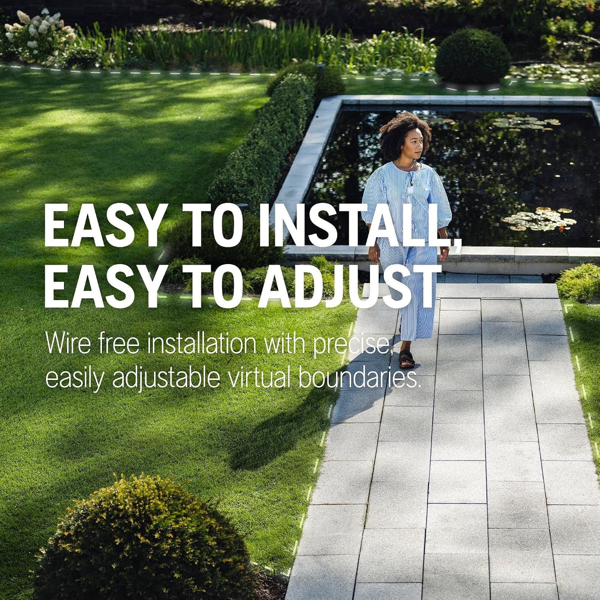 Automower® Aspire R6V – Wire-Free Robotic Lawn Mower, AI Vision Object Detection, GPS Navigation, Wi-Fi App Control, Systematic Mowing Patterns, Virtual Zones, up to 600 M2