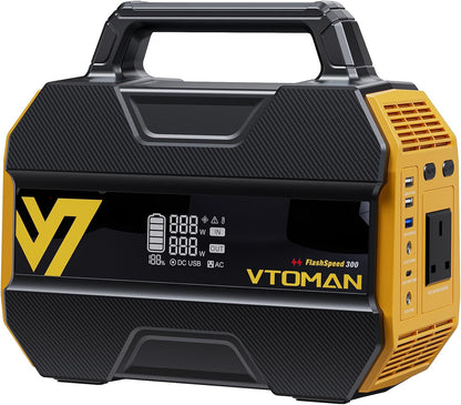 Flashspeed 300 Portable Power Station – 230Wh Lifepo4 Battery