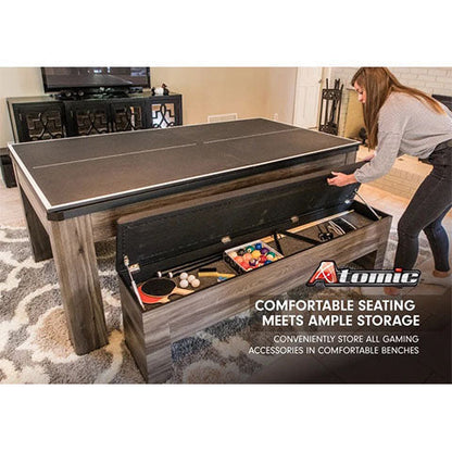 Atomic Hampton 7-ft 3-in-1 Combination Table
