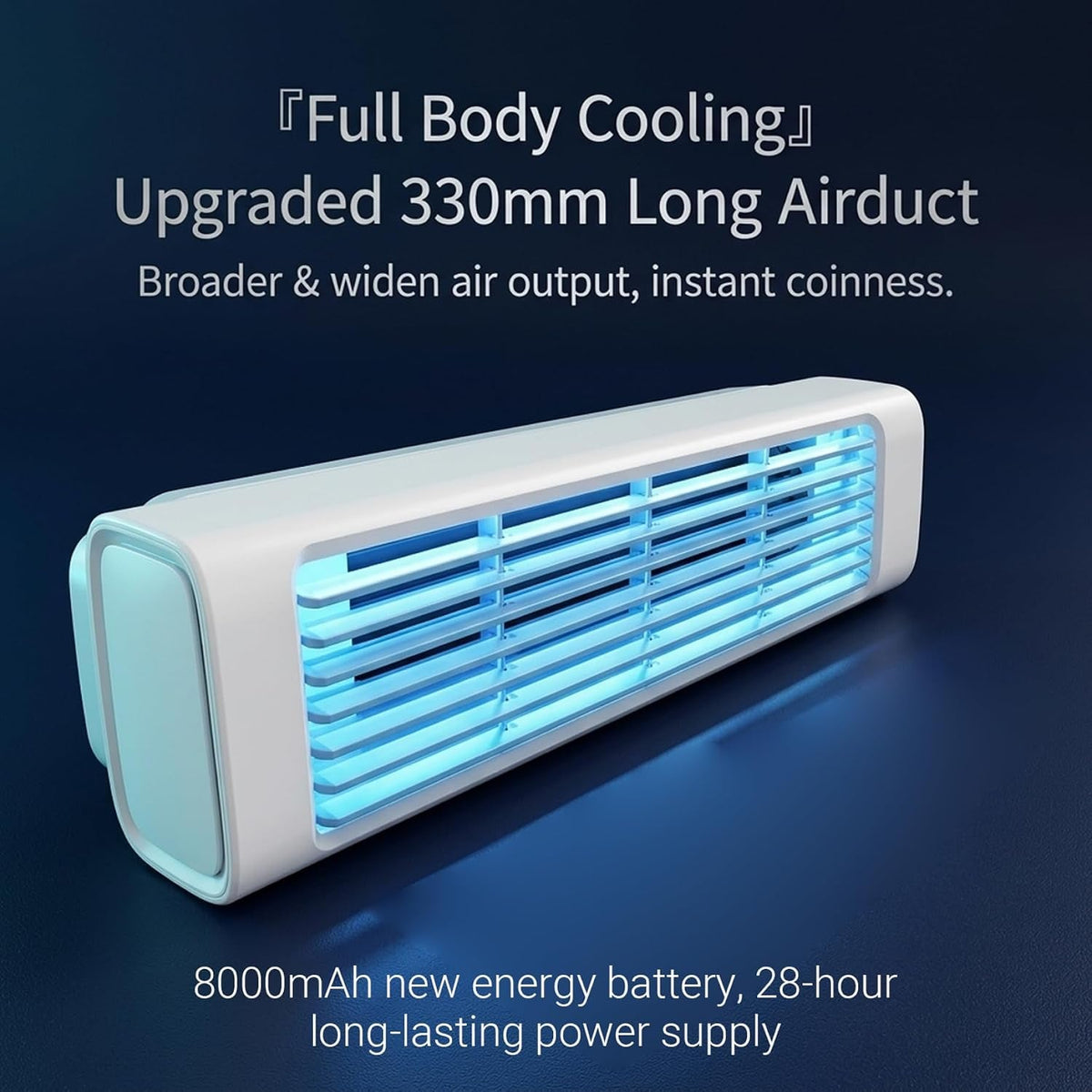 Small Portable Air Conditioner, 3-Speed Personal Air Conditioner with Remote Rechargeable Small Ac Unit Portable for Room Desktop Office Dorm, Personal