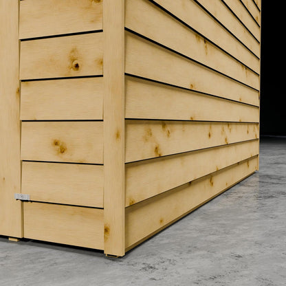 WALTONS | 6 X 4 Overlap Wood Storage Shed | Apex Roof | 7Mm Overlap Cladding | Wooden Garden Storage Shed | Single Door | Windows |10 Year anti Rot | 6Ft 4Ft