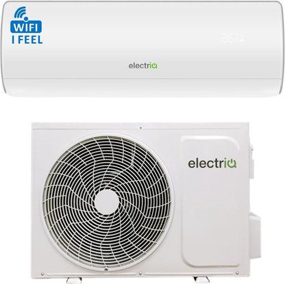 9000 BTU Smart Wifi A++ Easy-Fit DC Inverter Wall Split Air Conditioner with 5 Meters Pipe Kit - Wall Mounted Air Conditioning Unit with 5 Years Warranty