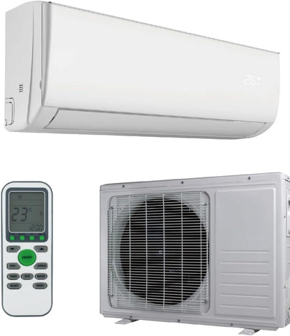 24000 BTU Air Conditioner Wall Split Dehumidifier Heater Air Purifier with Heat Pump Remote Control 7 Kw A++ Rating