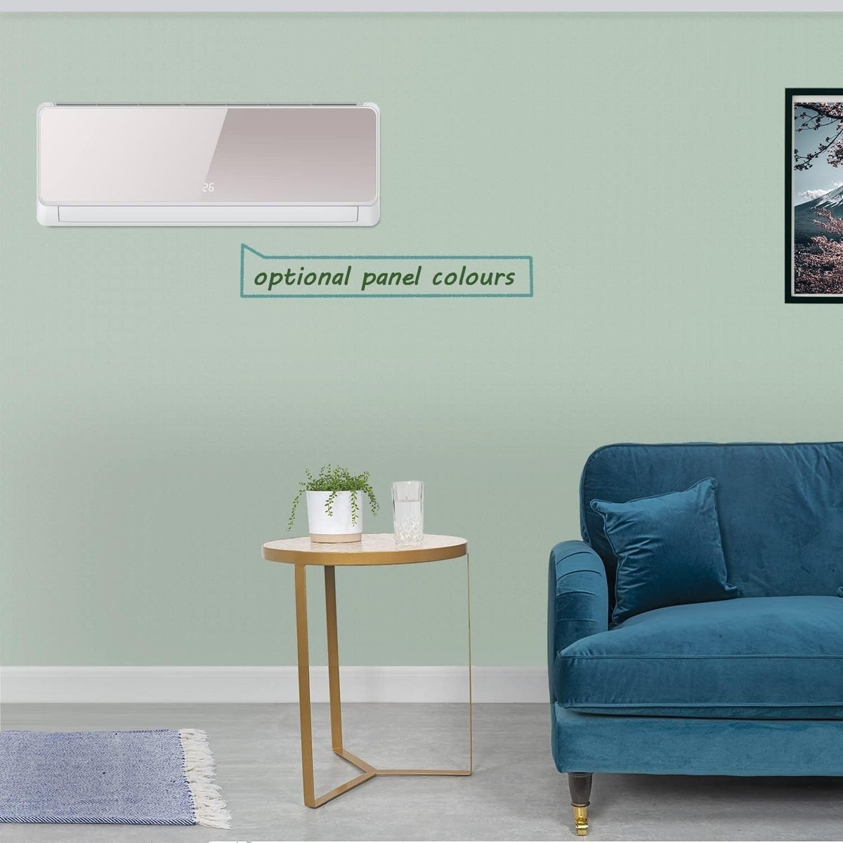9000 BTU Wifi Smart A++ Inverter Wall Split Air Conditioner with 4.5 Meters Pipe Kit with 5 Years Warranty