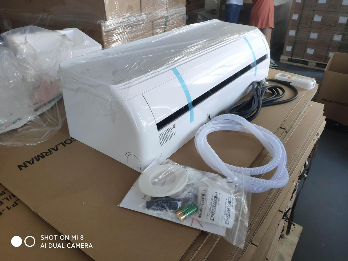 24000BTU Solar ACDC Inverter Ductless Mini Split Air Conditioner & Heater