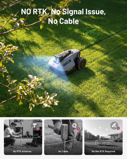 YUKA Mini 2 500 Robot Lawn Mower without Boundary