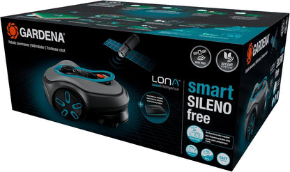 Smart SILENO Free Set 1200 M² Robotic Lawnmower, Wireless, for Lawns up to 1200 M², LONA Intelligence, without Boundary Wire, Quiet Operation, Intelligent Mower with App Control (19923-28)