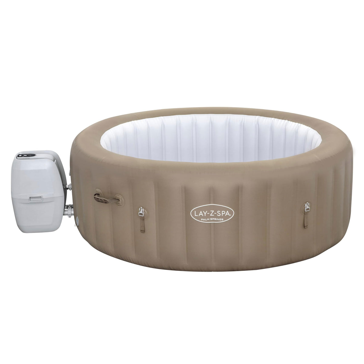 Lay-Z-Spa 77" x 28"/1.96m x 71cm Palm Springs AirJet 6 Sand