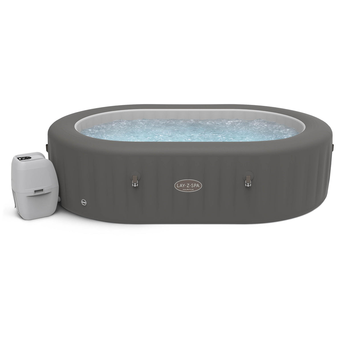Lay-Z-Spa Mauritius AirJet Oval Hot Tub, 5-7 Person, Wifi App Control