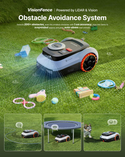 Segway  I210 Lidar Pro Robotic Lawn Mower with Garage M for 1000 M²