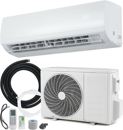 9000 BTU Air Conditioner Wall Split, 5 in 1 AC Unit (9000, Btus)
