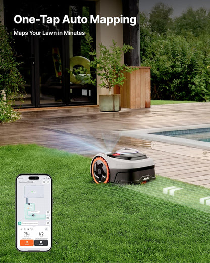 Segway  I205 AWD Robotic Lawn Mower with Garage S, Rec. 500 M²