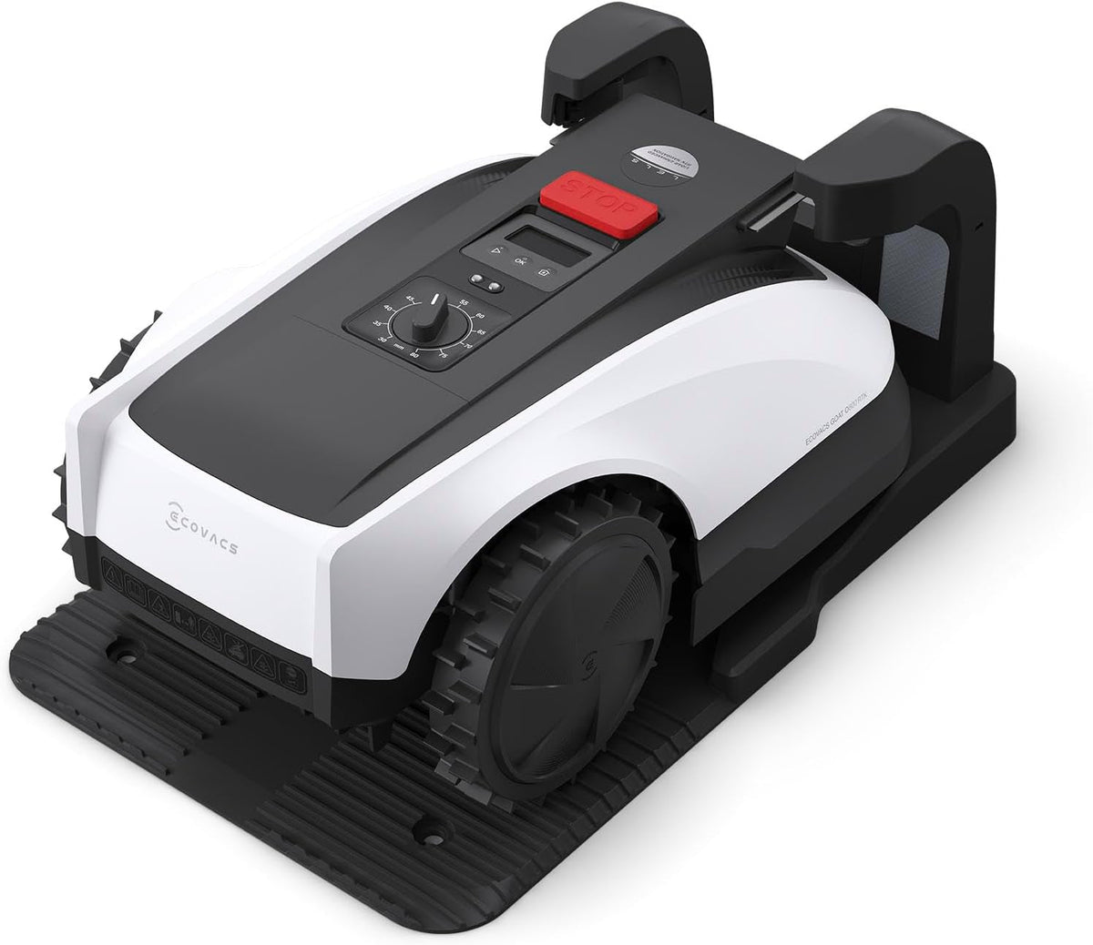 GOAT O800 RTK Robot Lawnmower 800㎡, Wire Free, Lidar-Enhanced Rtk+Vision Navigation, Pass 0.7M Path, Auto Mapping, Customizable Mowing, Edge Presicion Mowing, 45% Slope Climbing