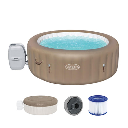 Lay-Z-Spa 77" x 28"/1.96m x 71cm Palm Springs AirJet 6 Sand