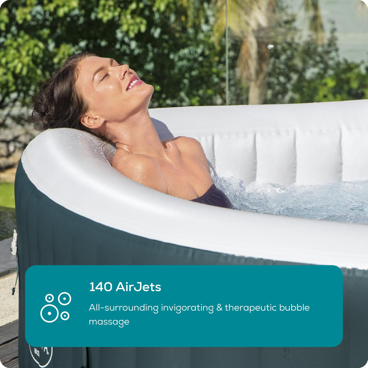 Lay-Z-Spa Ibiza Square Hot Tub, 4-6 Person