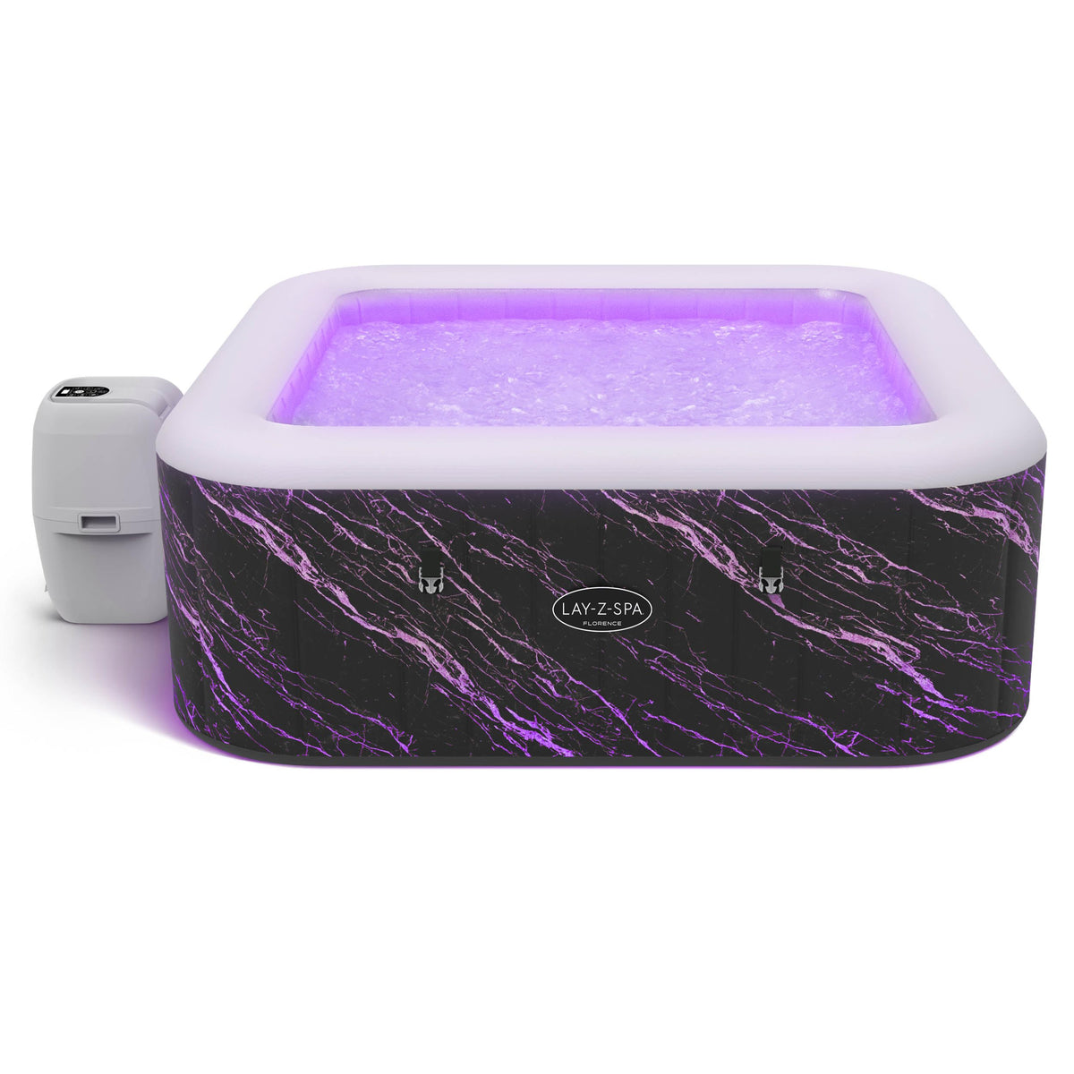 Lay-Z-Spa Florence Square Hot Tub, 4-6 Person