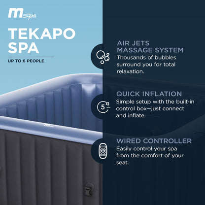 TEKAPO 6 Seater Inflatable Spa MSpa