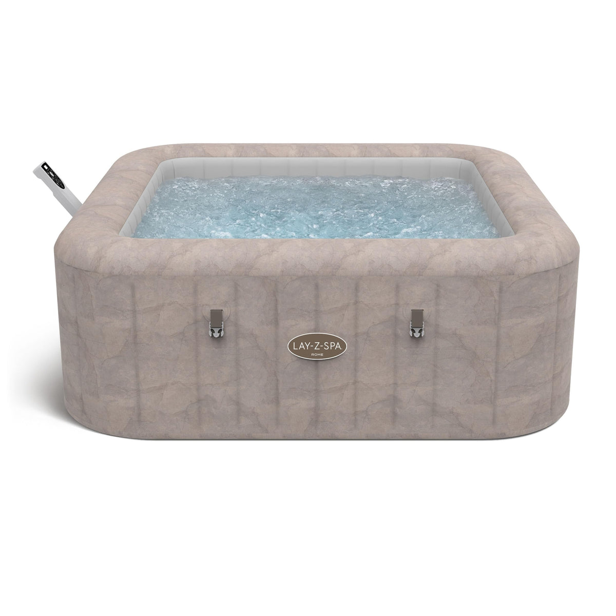 Lay-Z-Spa Rome Square Hot Tub, 4-6 Person, Wifi App Control