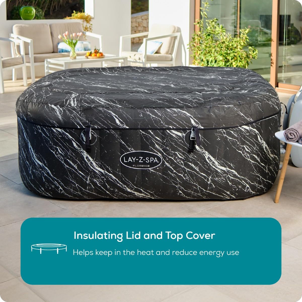 Lay-Z-Spa Florence Square Hot Tub, 4-6 Person