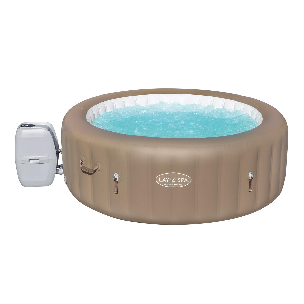 Lay-Z-Spa 77" x 28"/1.96m x 71cm Palm Springs AirJet 6 Sand